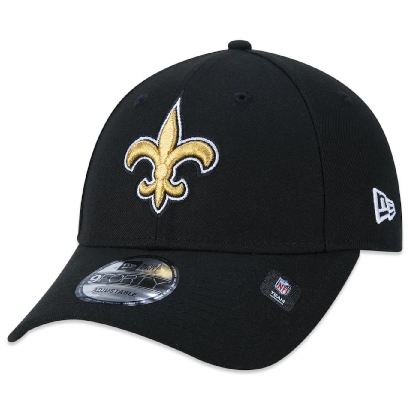 Boné Aba Curva New Era 9Forty NFL New Orleans Saints - Snapback - Adulto - Foto 1