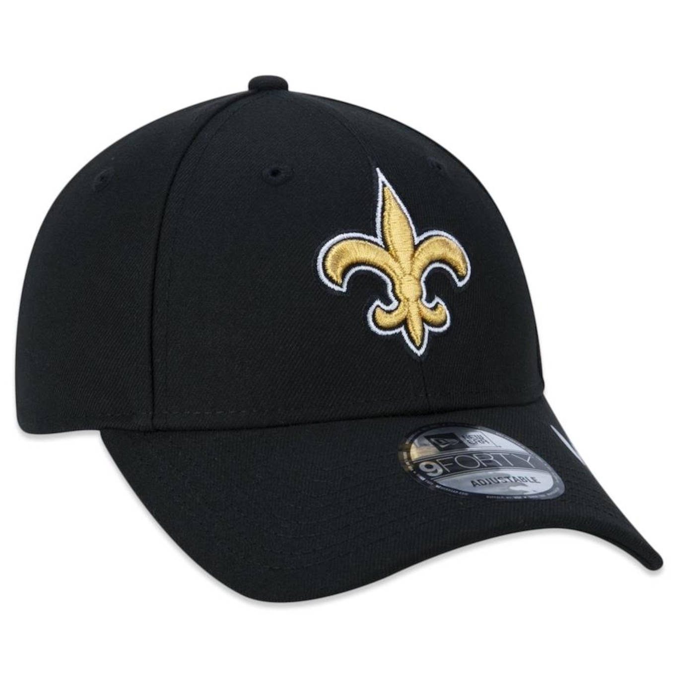 Boné Aba Curva New Era 9Forty NFL New Orleans Saints - Snapback - Adulto - Foto 3