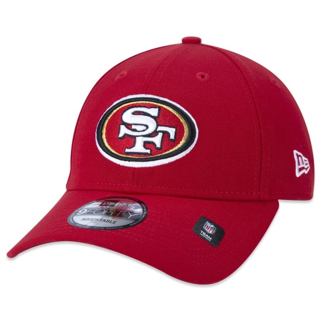 Boné Aba Curva New Era 9Forty NFL San Francisco 49Ers - Snapback - Adulto - Foto 1