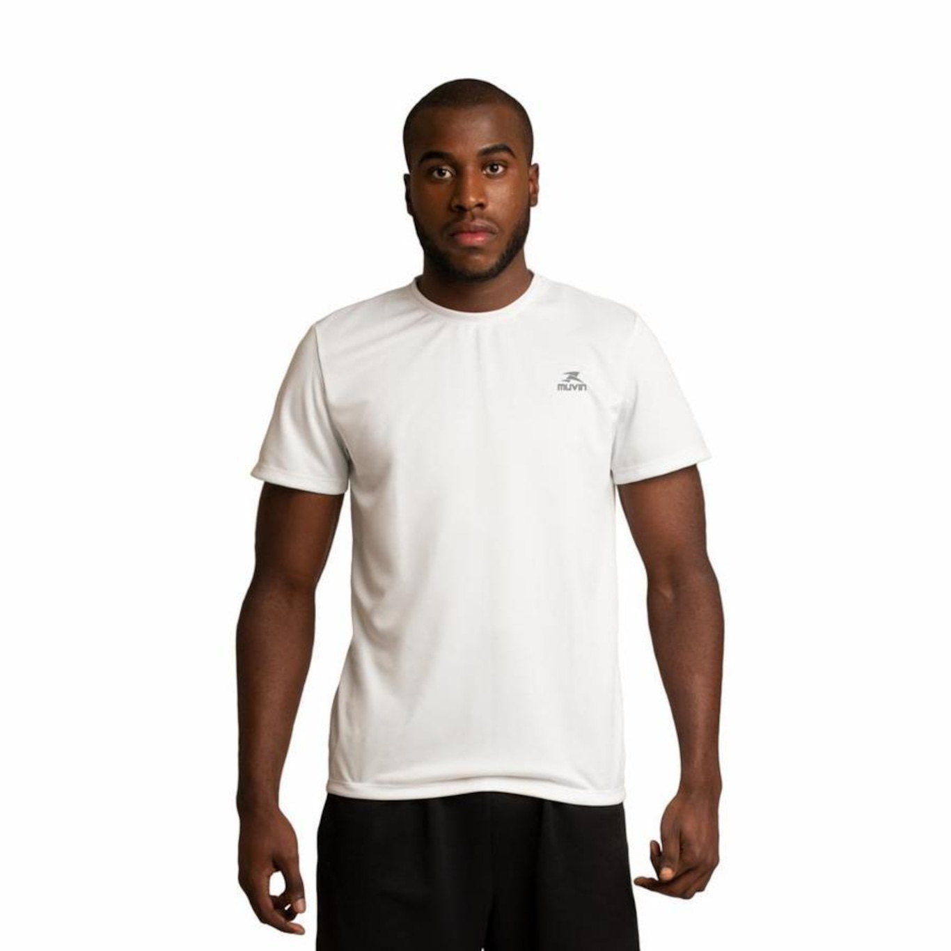 Camiseta Muvin Dry Basic SS FPS50 - Masculino - 3 Unds - Foto 2