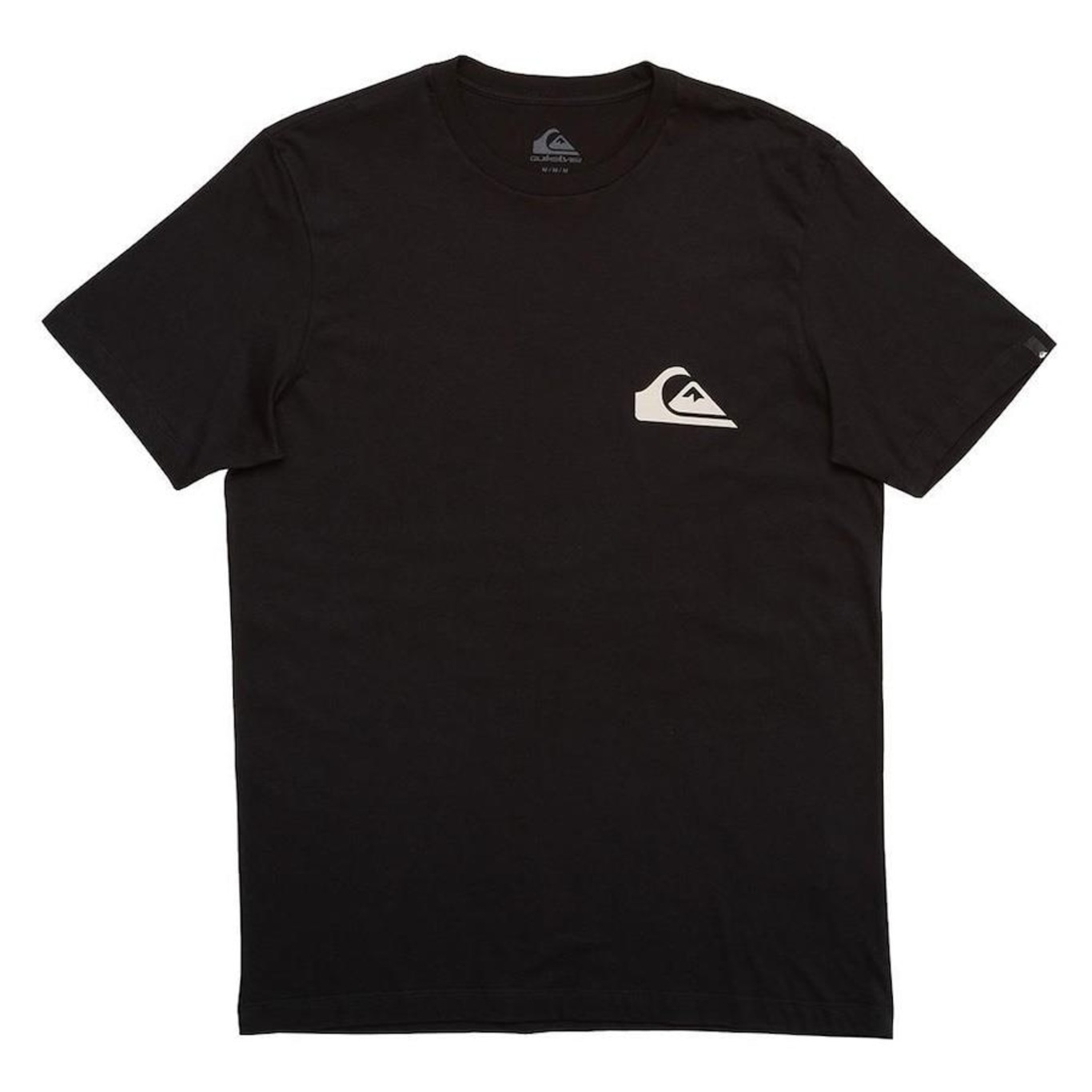 Camiseta Básica Everyday Badge Para Hombre - 100% Algodón - Color Negro - Manga Corta Y Ajuste Cómodo