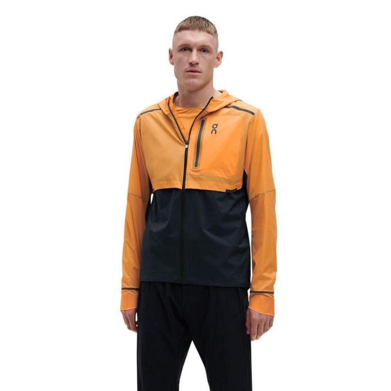 Jaqueta com Capuz Honey Be On Running Weather - Masculina - Foto 1