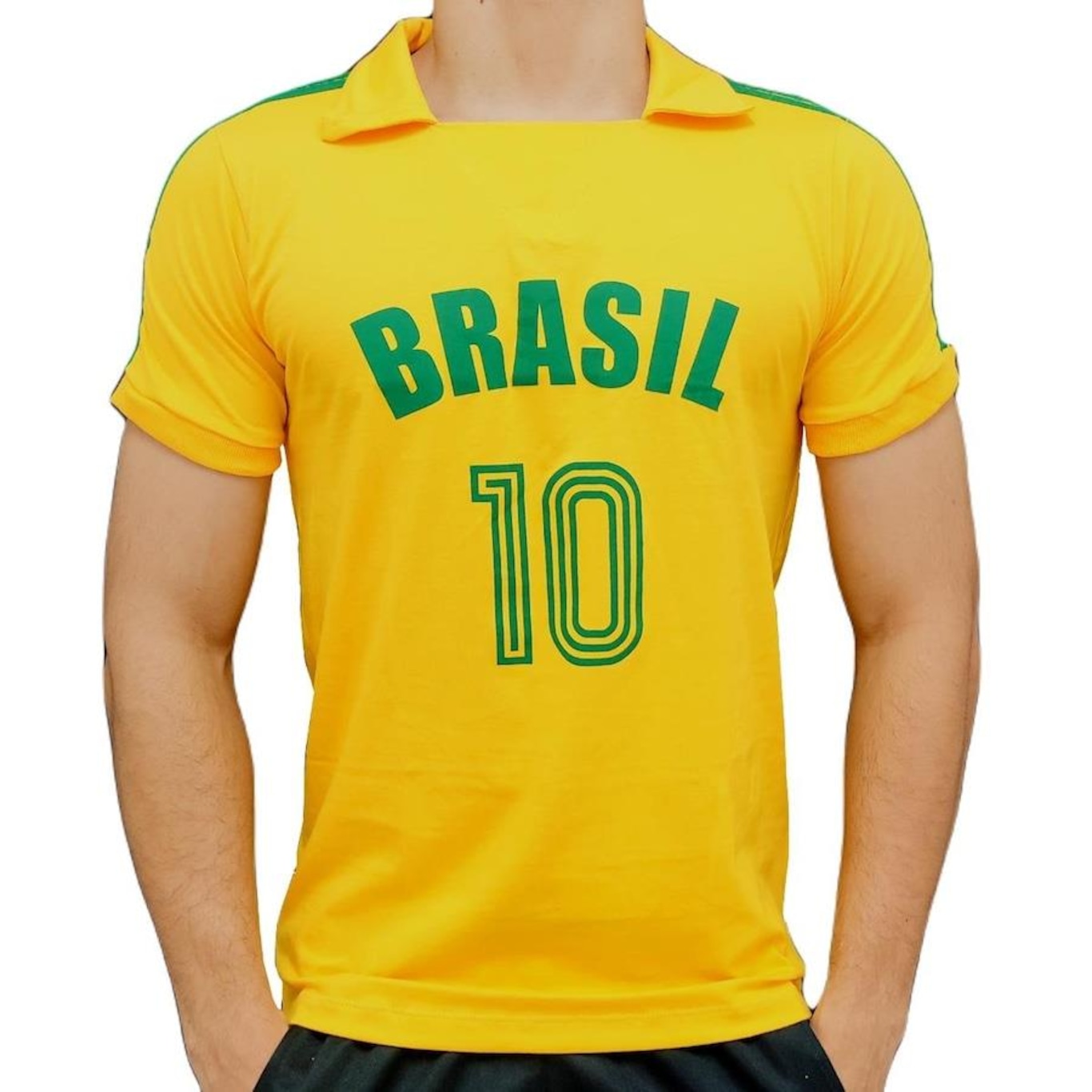 Camisa Polo Brasil Camisa 10 Algodão RetroMania - Masculina - Foto 2