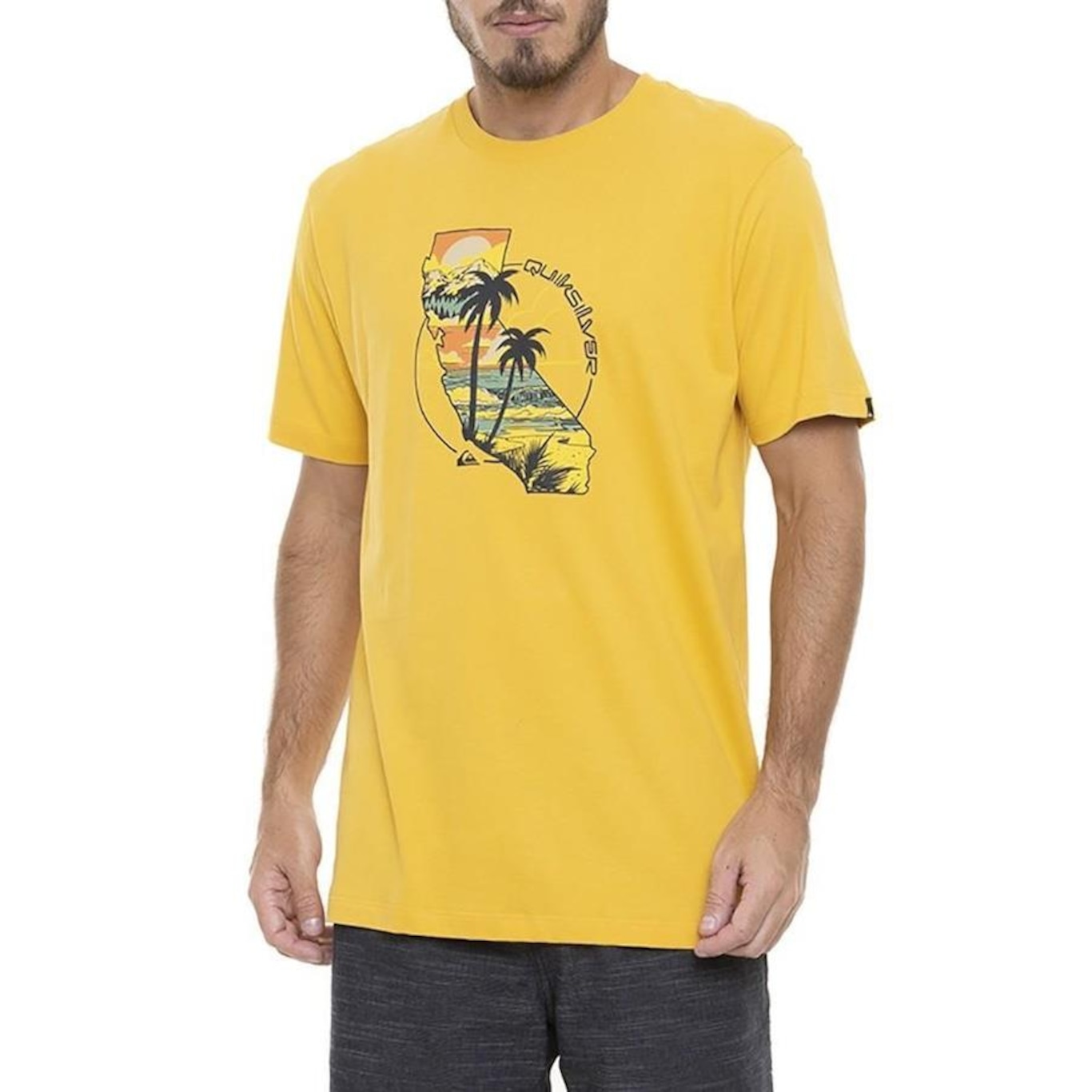 Camiseta Quiksilver CA State Scenic - Masculina - Foto 1