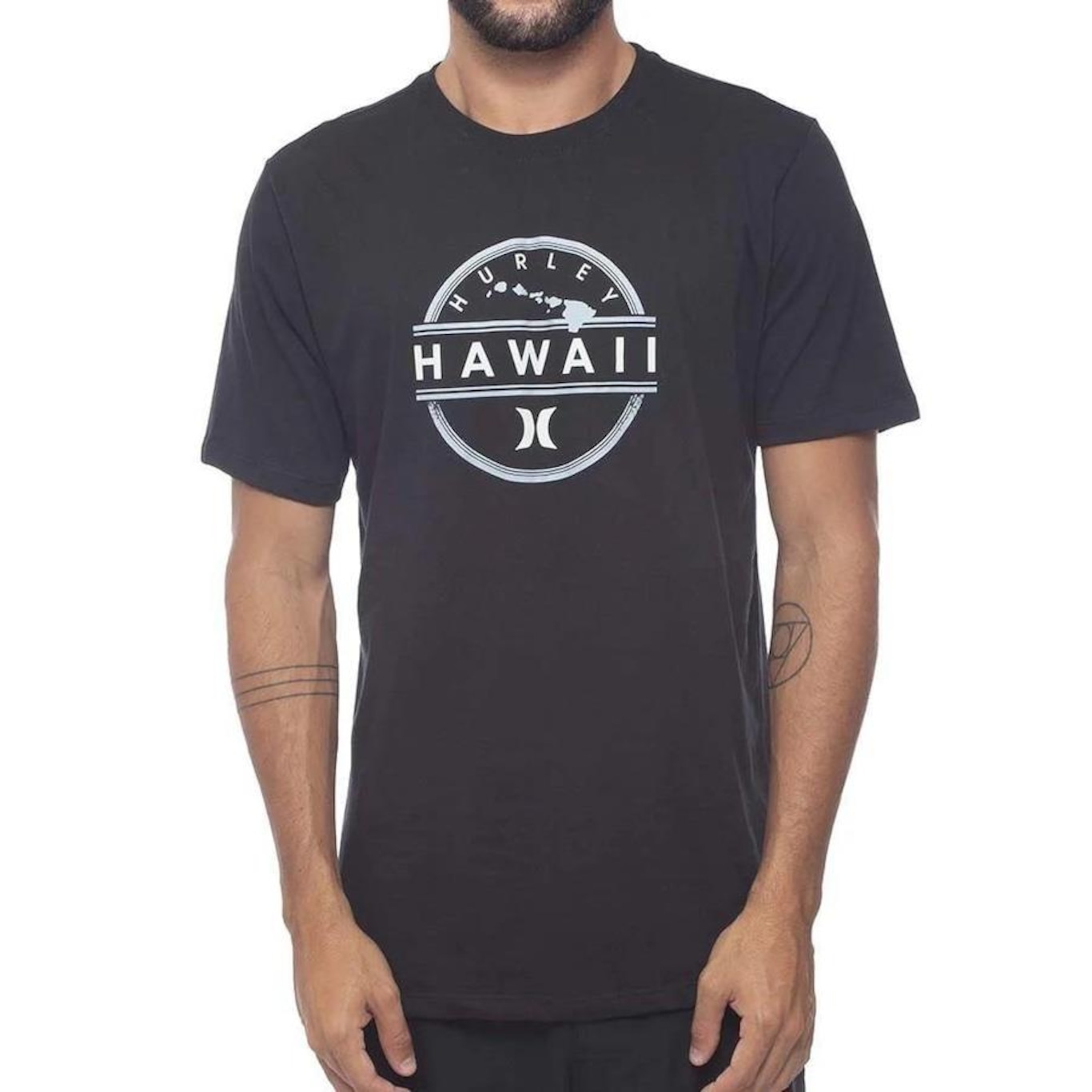 Camiseta Hurley Hawaii Oversize - Masculina - Foto 1