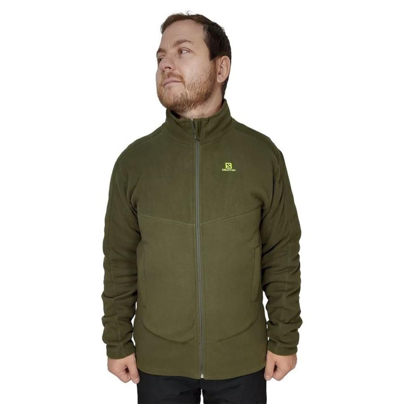 Jaqueta Salomon Fleece Polar II - Masculina - Foto 1