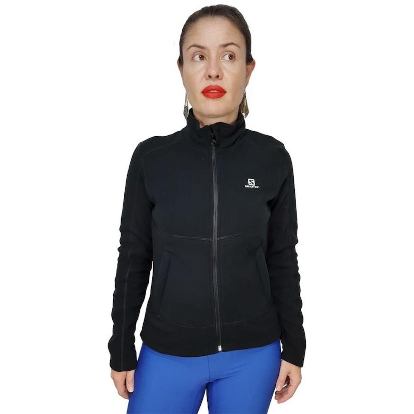 Jaqueta Salomon Fleece Polar II - Feminina - Foto 1