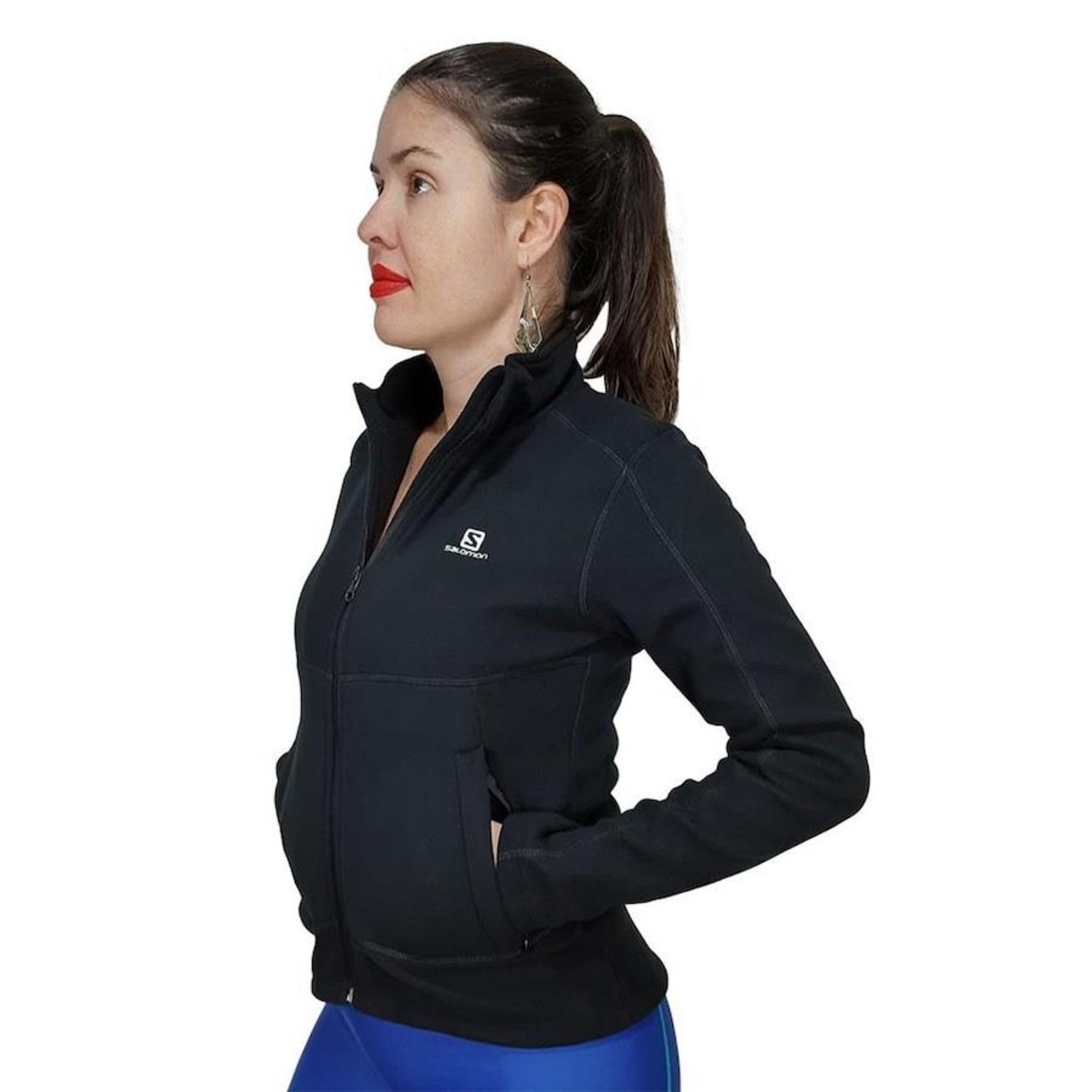 Jaqueta Salomon Fleece Polar II - Feminina - Foto 3