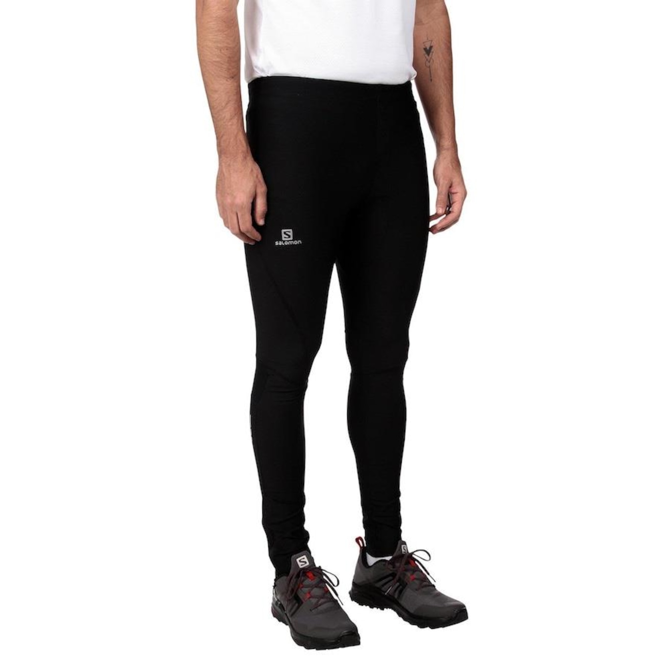 Calça Salomon Sense Tight III - Masculina - Foto 2