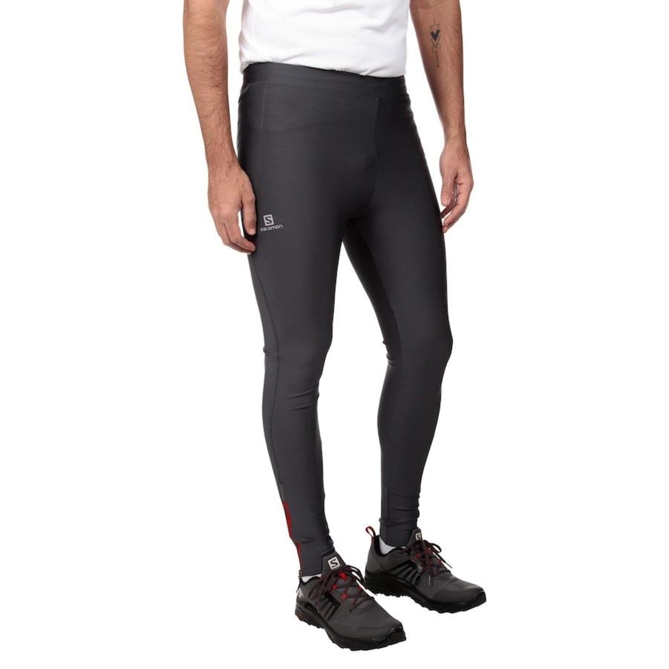 Calça Salomon Sense Tight III - Masculina - Foto 2