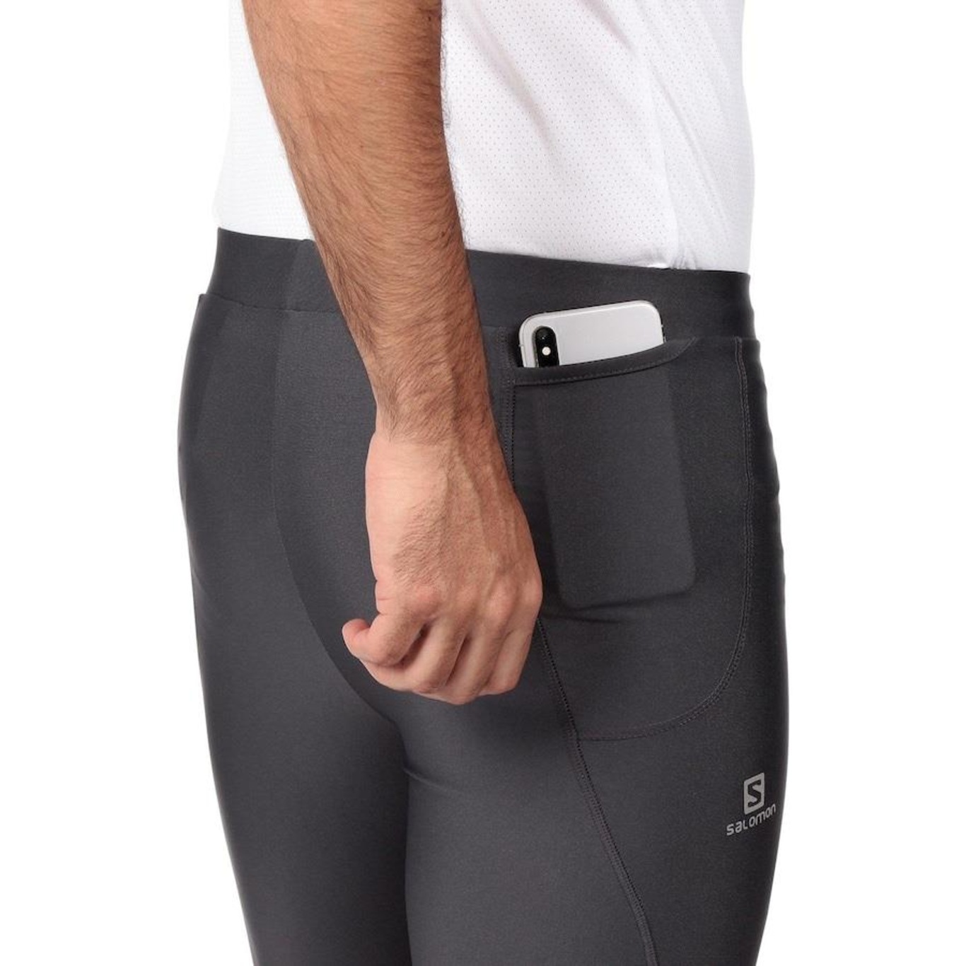 Calça Salomon Sense Tight III - Masculina - Foto 4