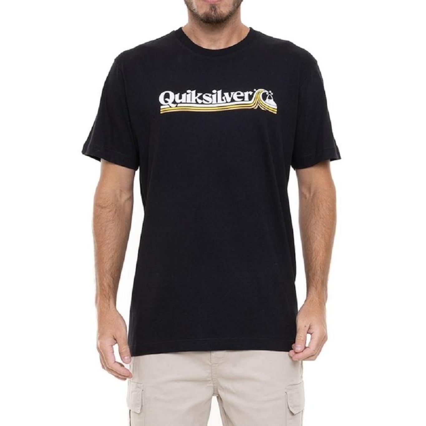 Camiseta Quiksilver M/C All Lined Up - Masculina - Foto 1