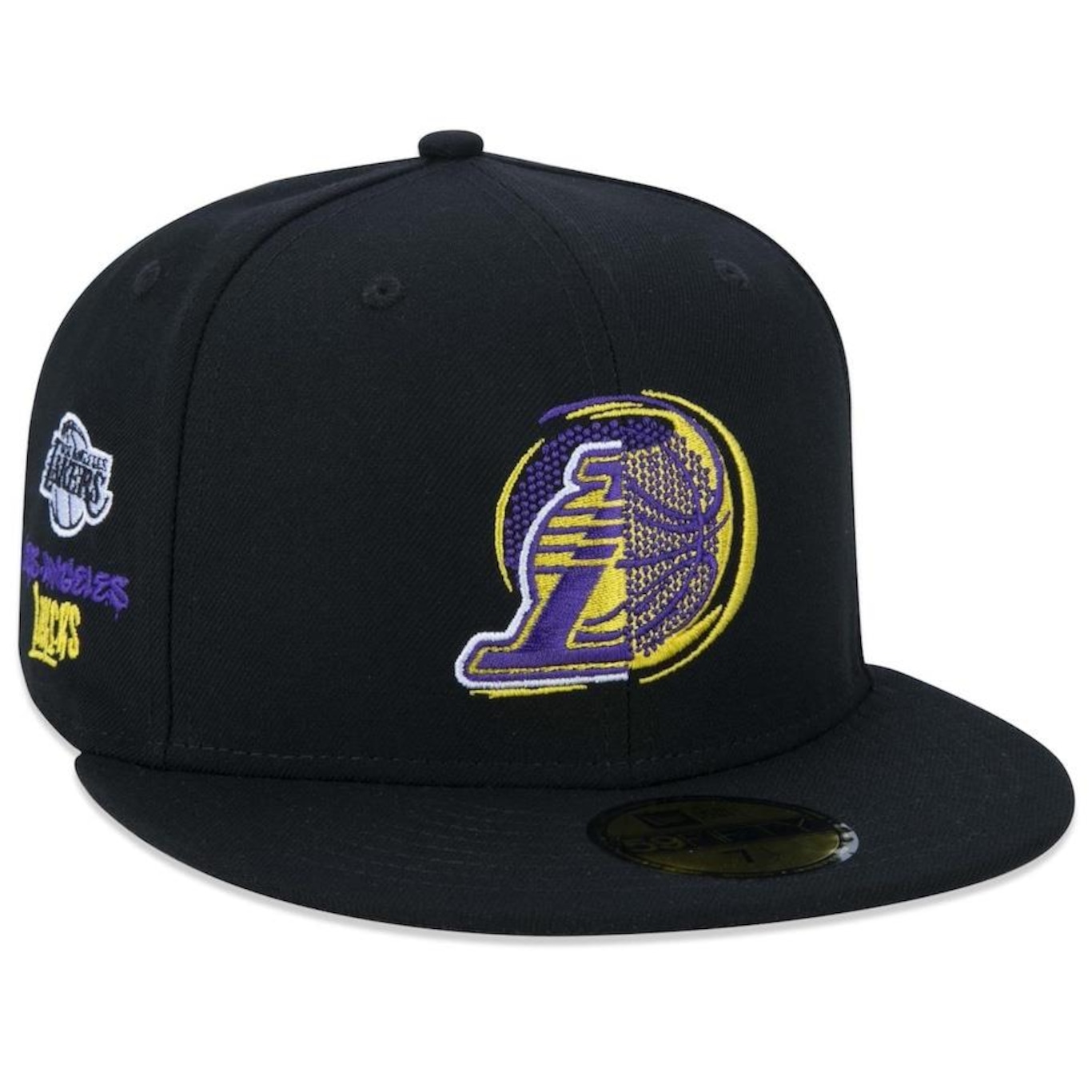 Boné Aba Reta New Era 59Fifty NBA Neto 78 Los Angeles Lakers - Fechado - Adulto - Foto 3