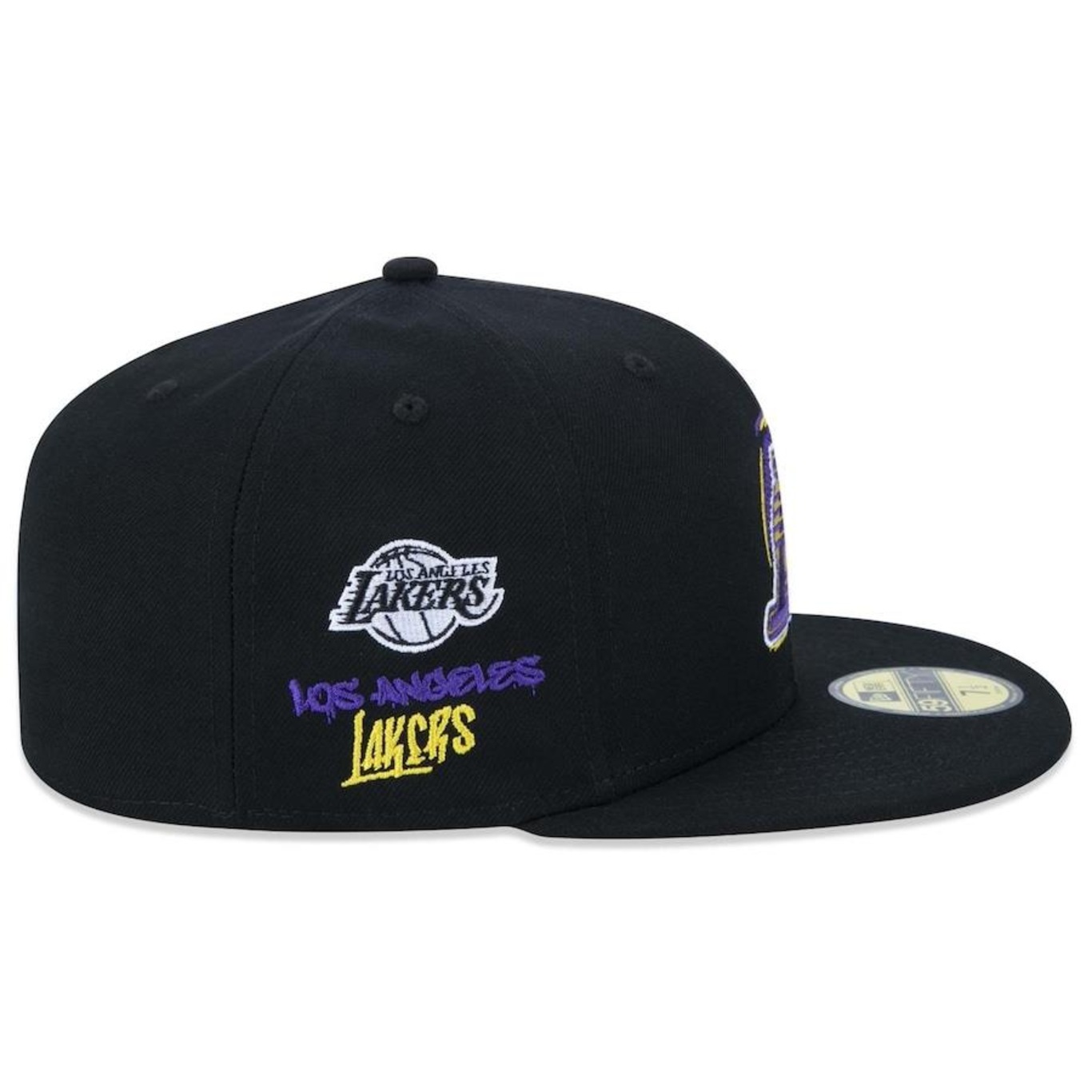 Boné Aba Reta New Era 59Fifty NBA Neto 78 Los Angeles Lakers - Fechado - Adulto - Foto 6