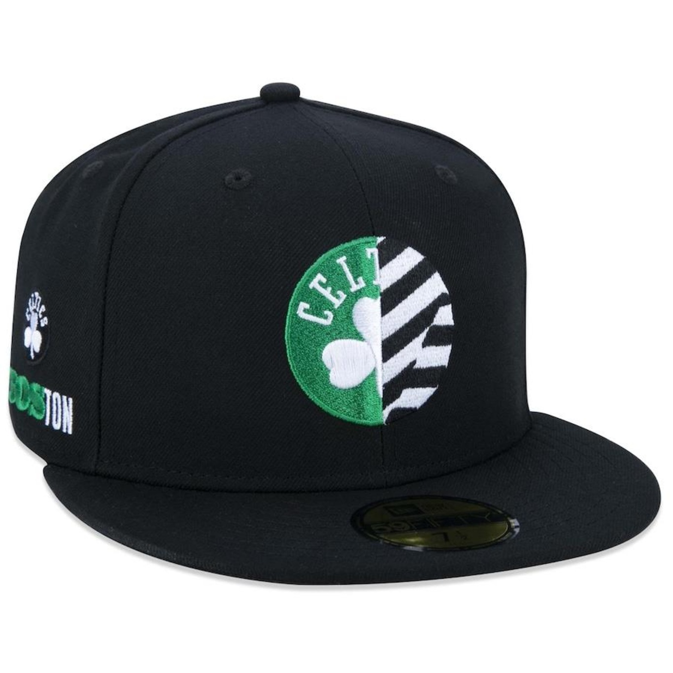 Boné Aba Reta New Era 59Fifty NBA Neto 78 Boston Celtics - Fechado - Adulto - Foto 3