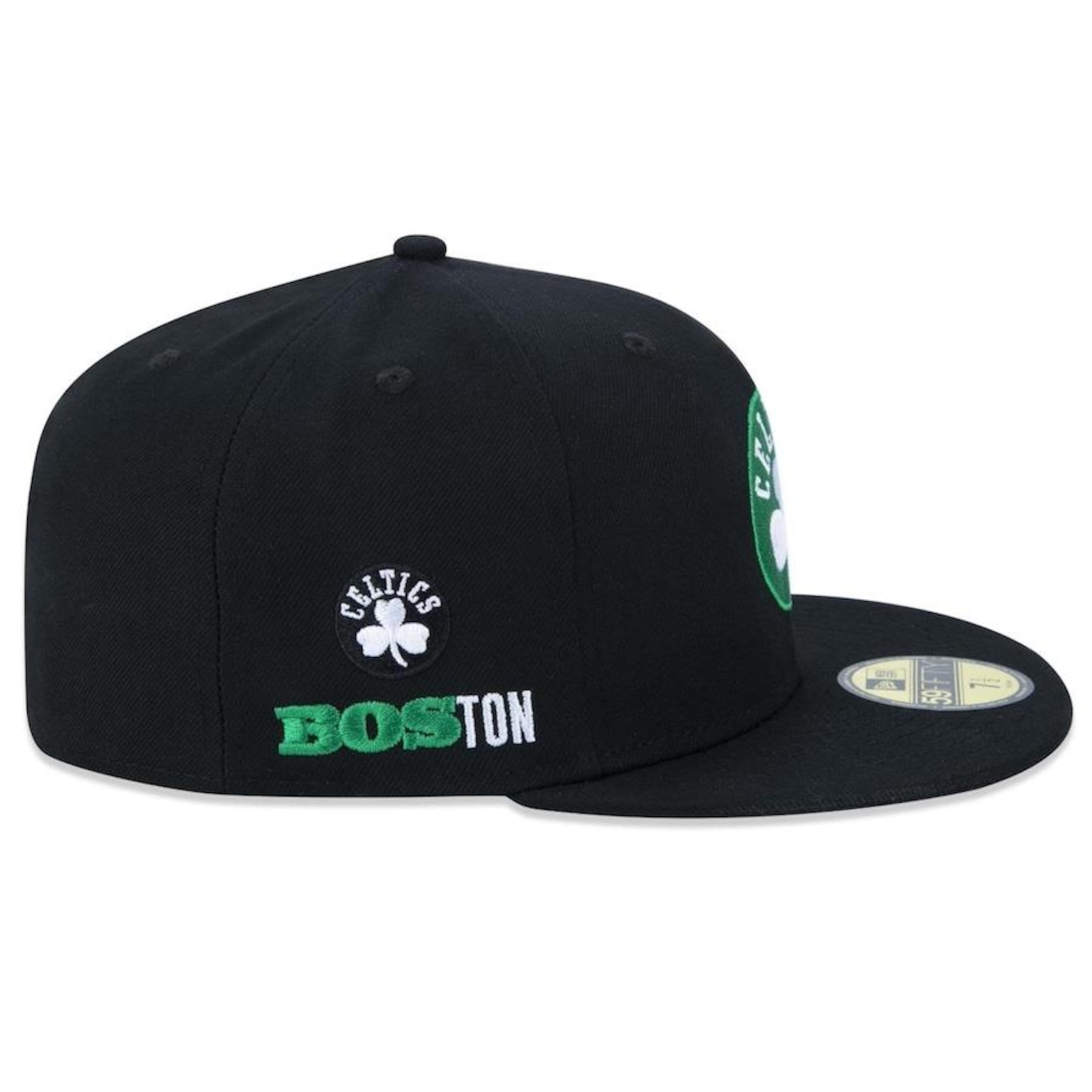 Boné Aba Reta New Era 59Fifty NBA Neto 78 Boston Celtics - Fechado - Adulto - Foto 6