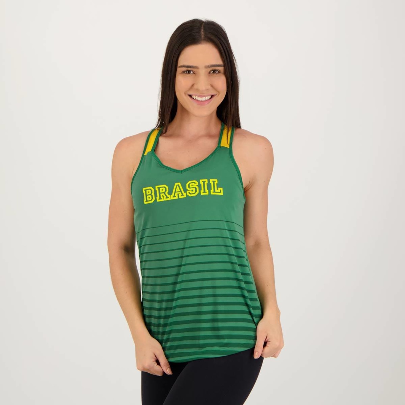 Camiseta Regata do Brasil Futfanatics Mura - Feminina - Foto 1