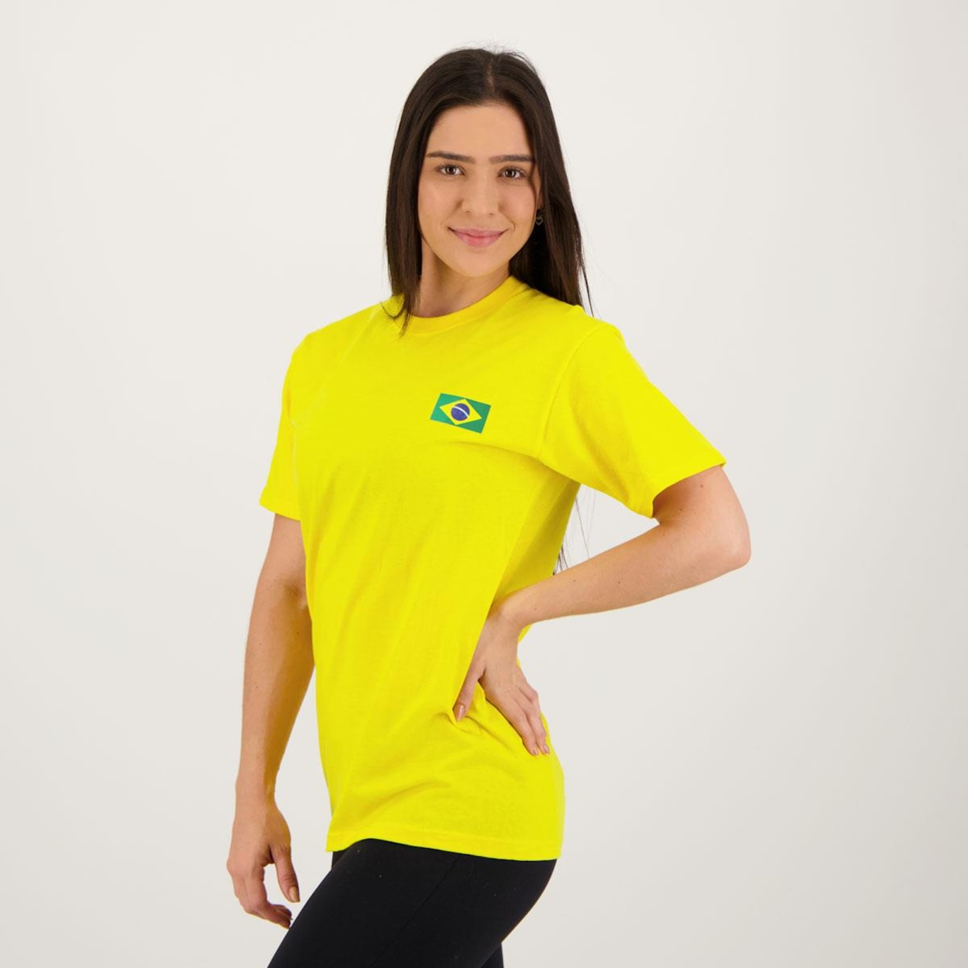 Camisa do Brasil Futfanatics Bandeira - Masculina - Foto 2