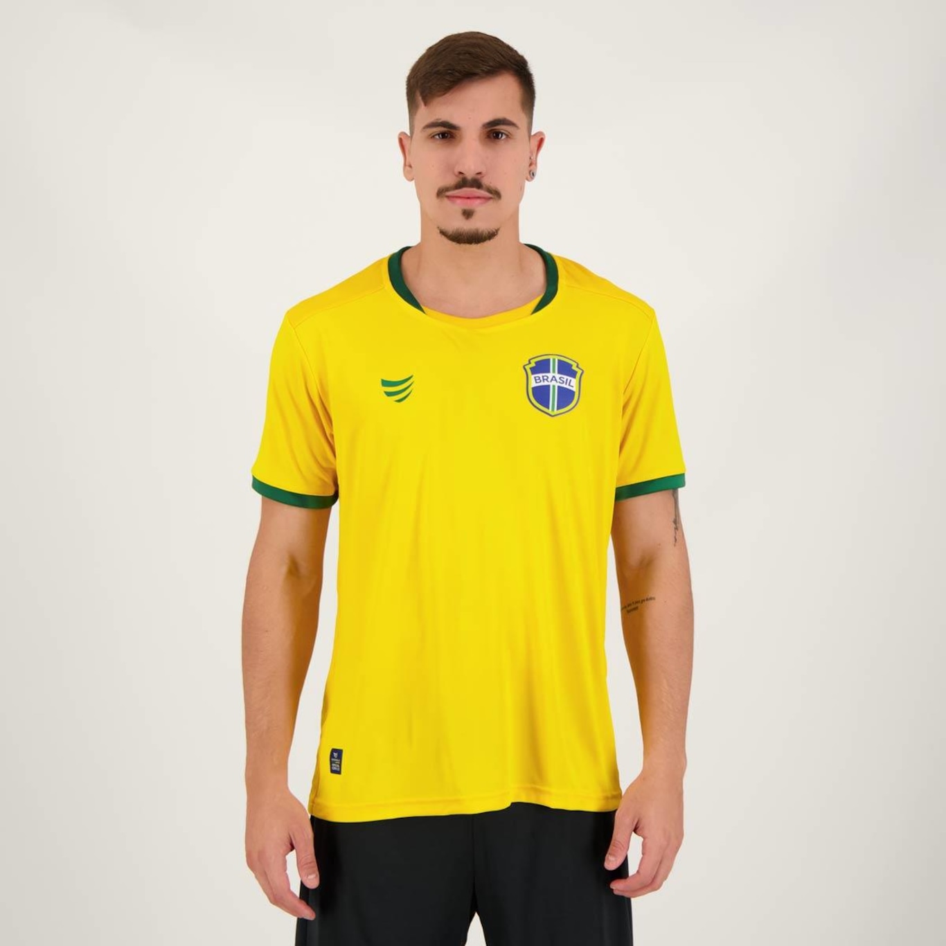 Camisa do Brasil Super Bolla Copa Ouro - Masculina - Foto 1