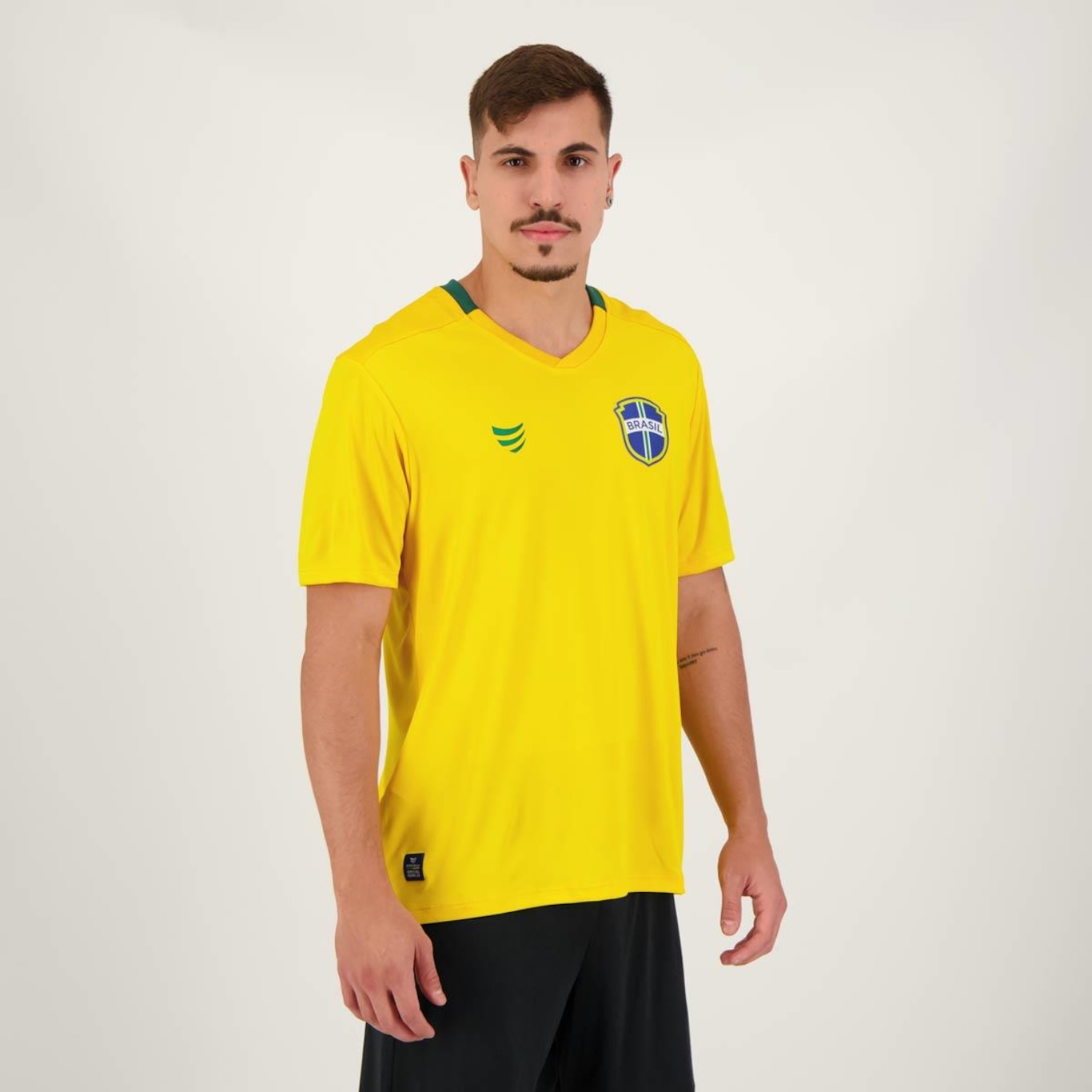 Camisa do Brasil Super Bolla Copa Prata - Masculina - Foto 5