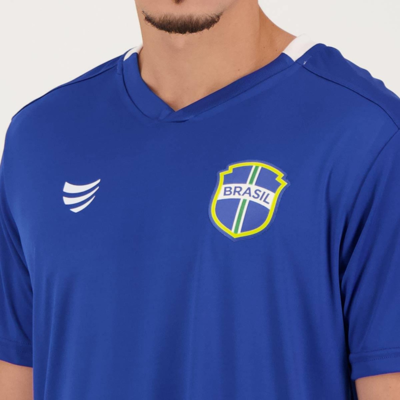 Camisa do Brasil Super Bolla Copa Prata - Masculina - Foto 4