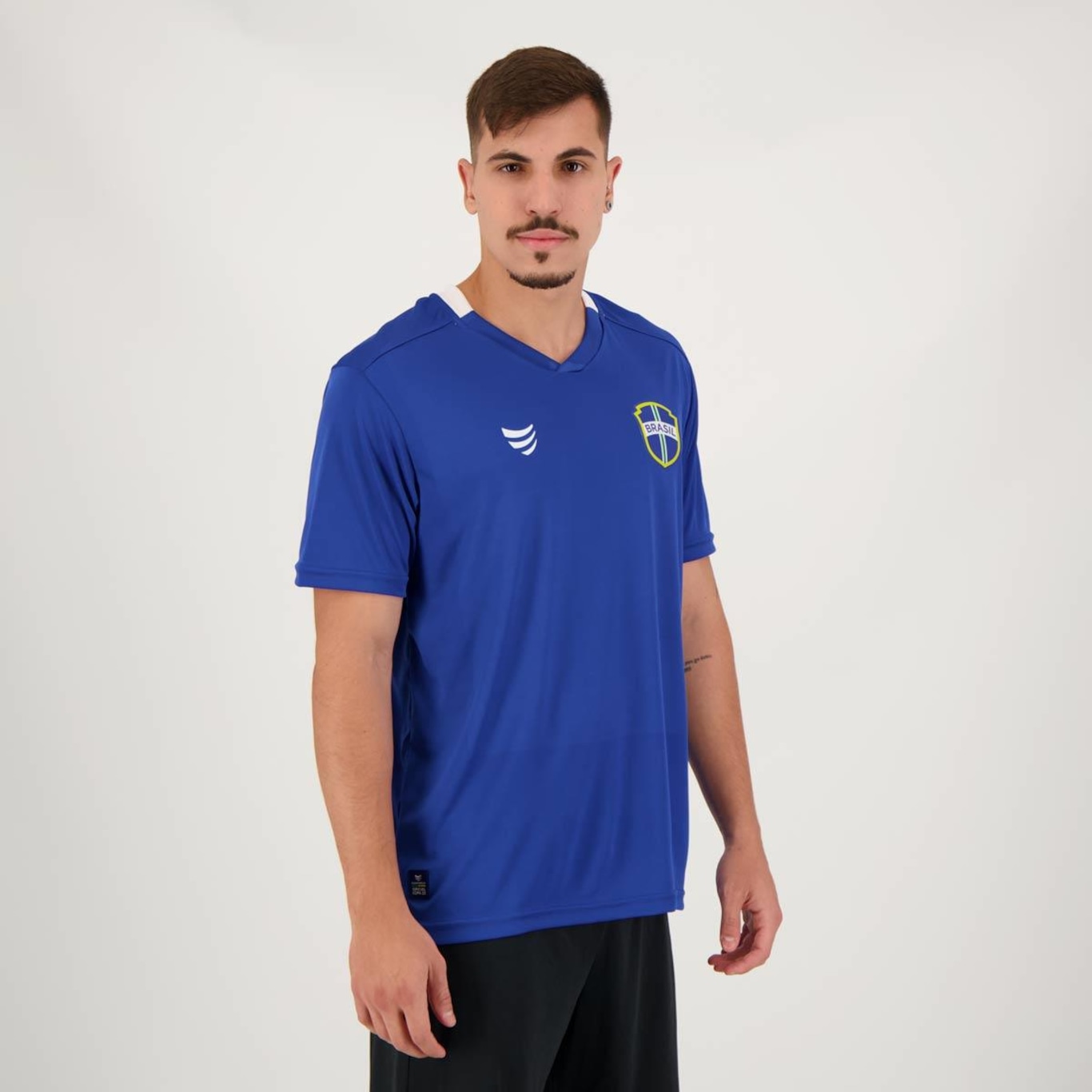 Camisa do Brasil Super Bolla Copa Prata - Masculina - Foto 5