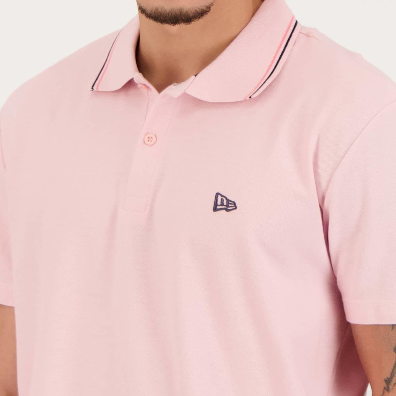 Camisa Polo New Era Have Fun Basic Flag - Masculina - Foto 4