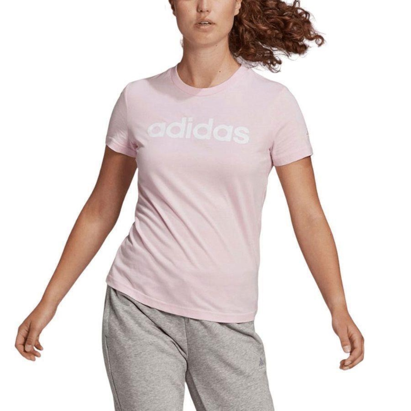 Camiseta adidas Essentials Slim Logo - Feminina - Foto 2