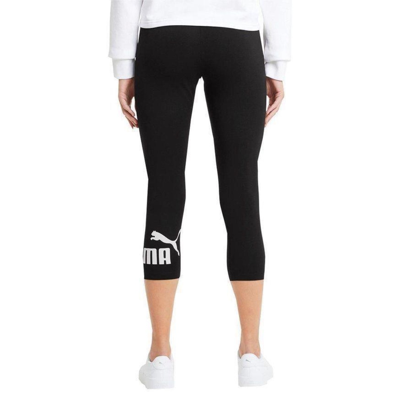 Calça Legging Puma Essential 3/4 Logo - Feminina - Foto 4