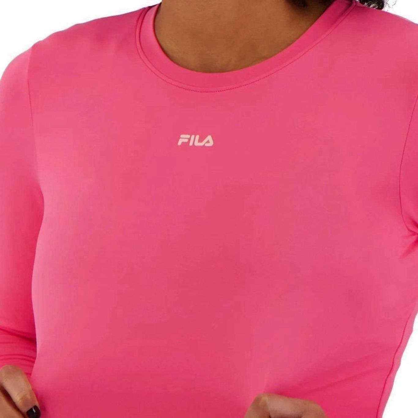 Camiseta Fila Sun Protect Breezy Manga Longa - Feminina - Foto 4