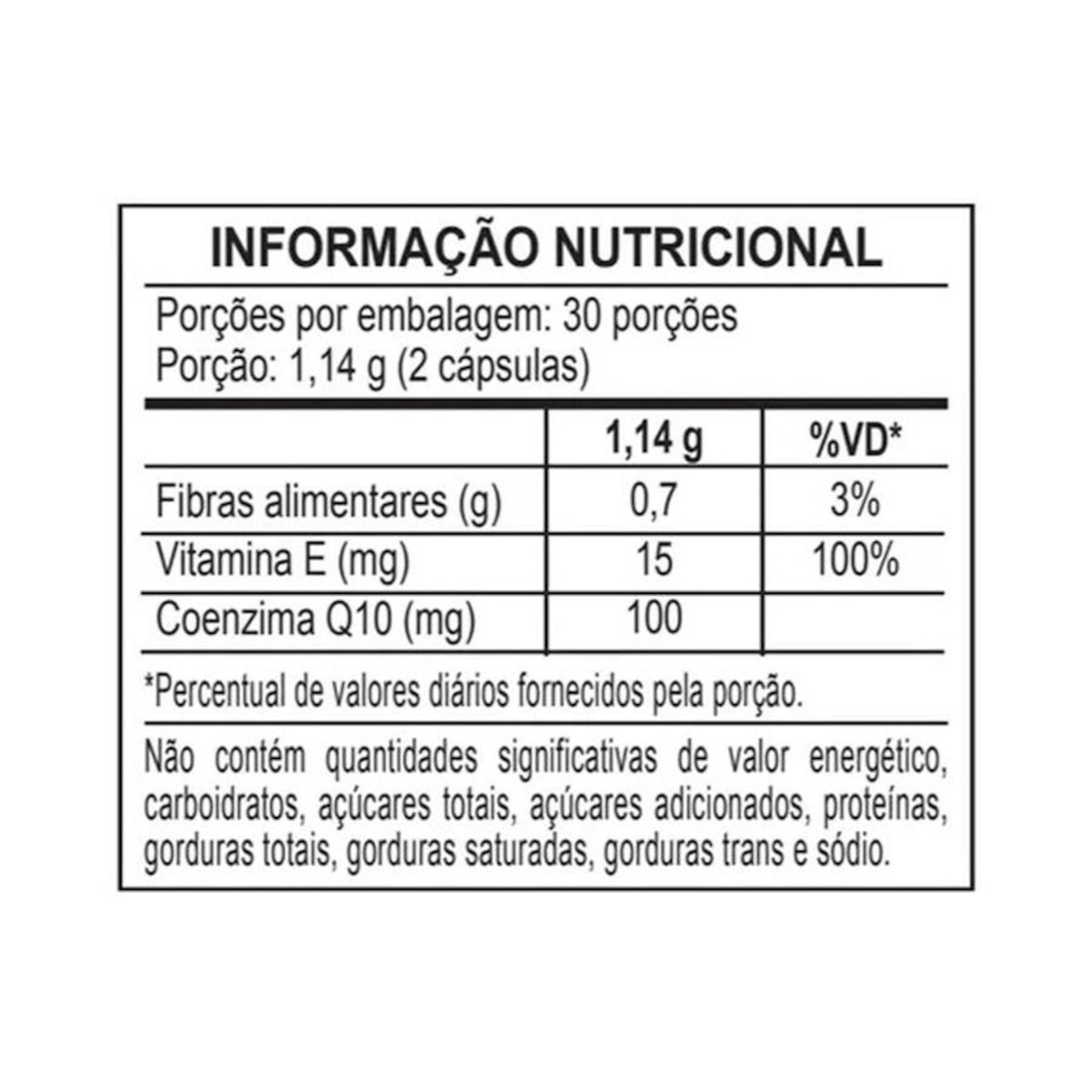 Coenzima Q10 Nutrify - 100mg - 60 cápsulas - Foto 3