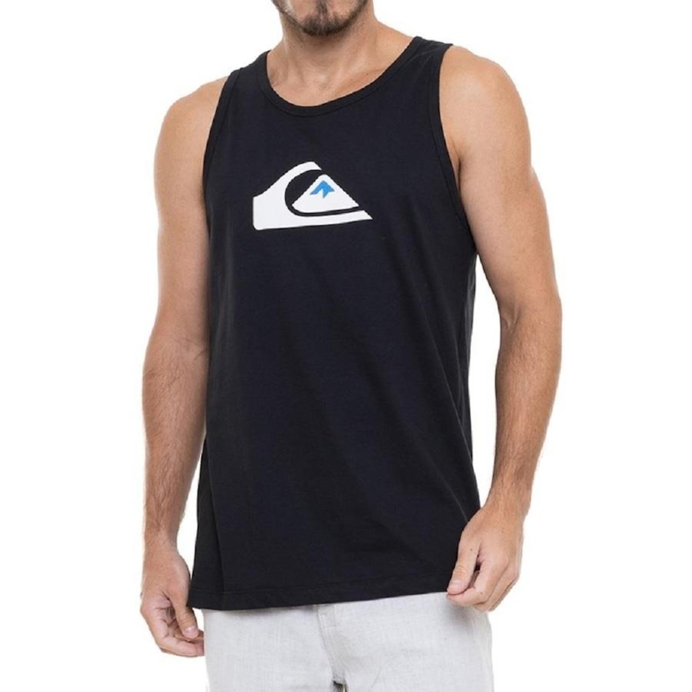 Camiseta Regata Quiksilver Comp Logo - Masculina - Foto 1