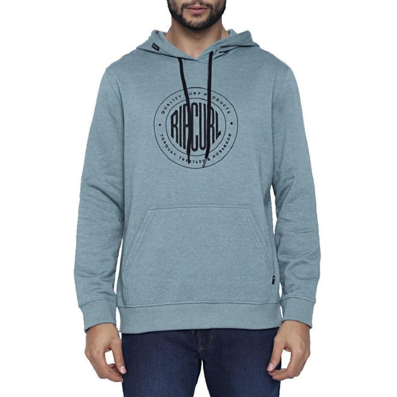 Blusão de Moletom Rip Curl Staple Hood - Masculino - Foto 1