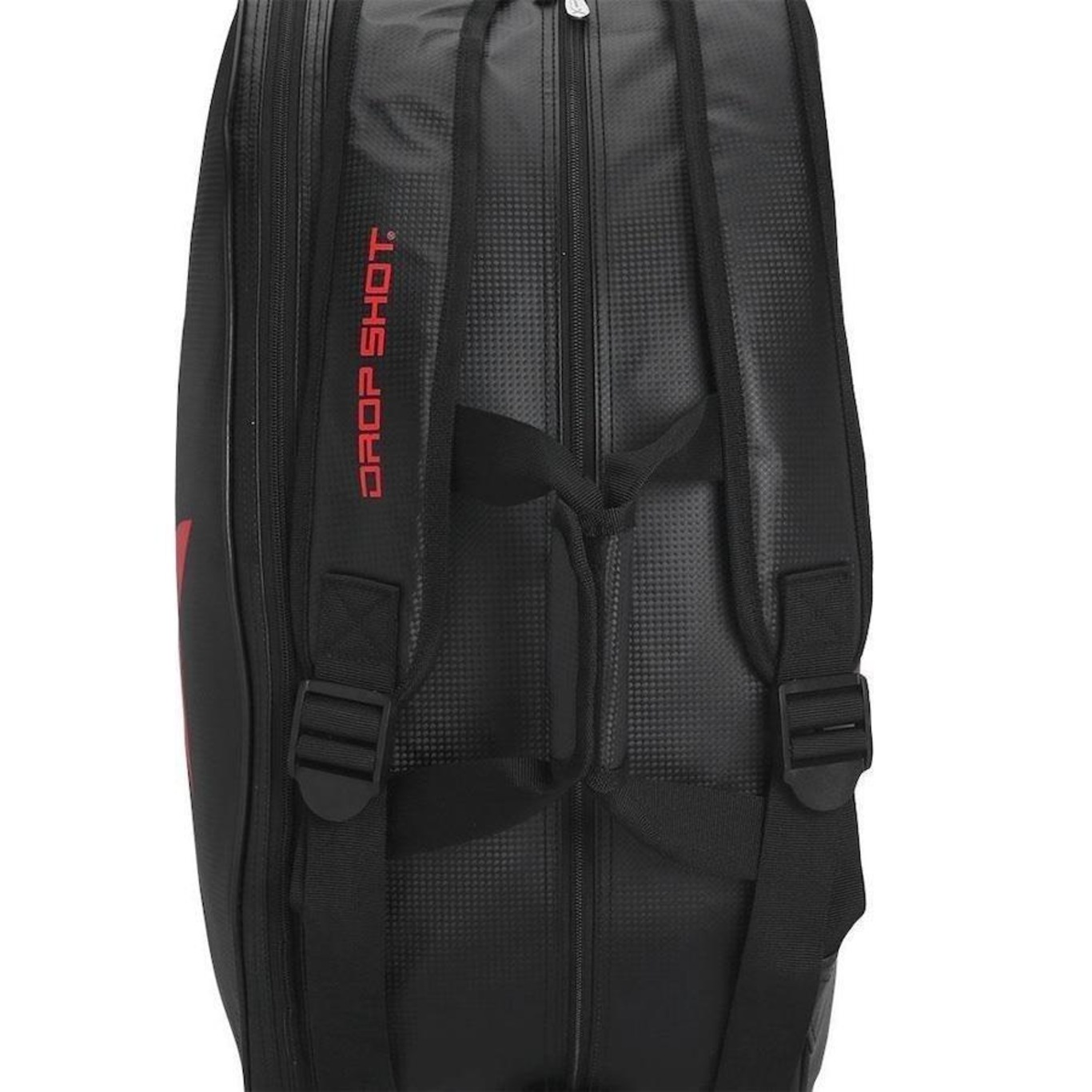 Borsone Zaino MBT STRIKE/ELECTRA Per Beach Tennis E Padel - Con Scomparto Termico, Impermeabile, Nero/Rosso