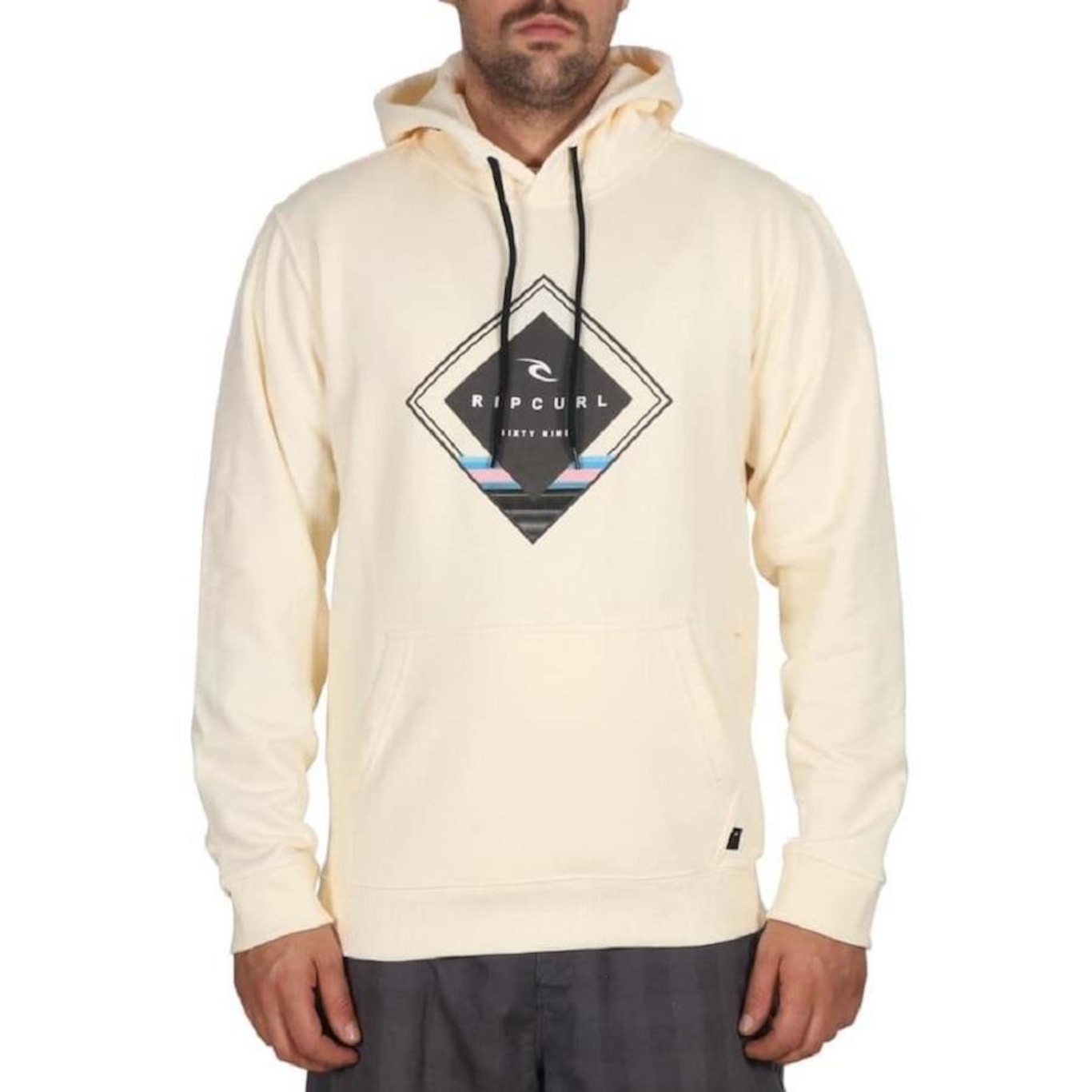 Blusão de Moletom Rip Curl Operator Fleece - Masculino - Foto 1