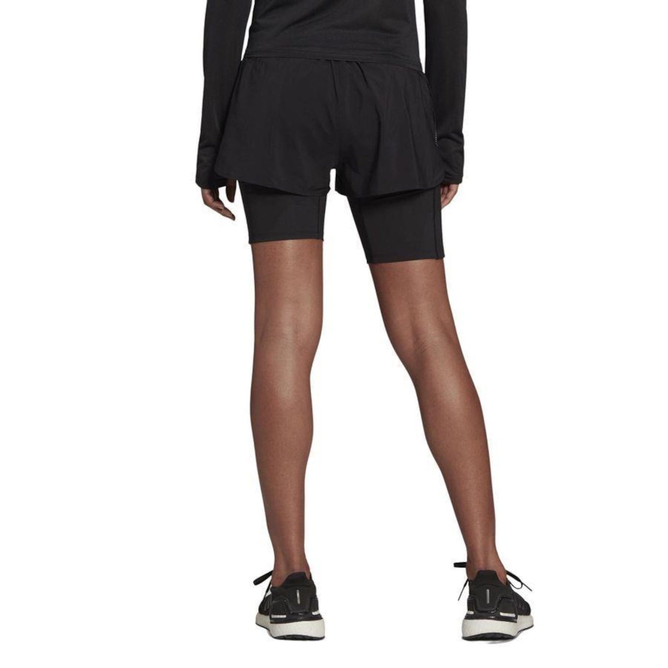 Shorts adidas 2 Em 1 Run Icons - Feminino - Foto 5