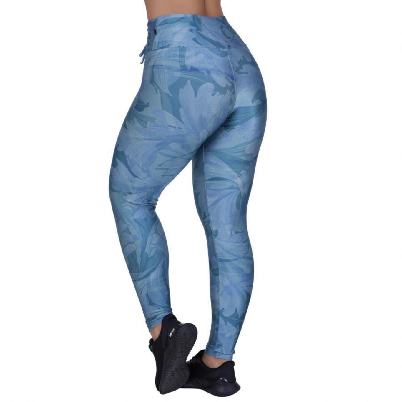 Calça Legging Fitness Orbis Fusô Cirrê Estampado Cós Alto - Feminina - Foto 2