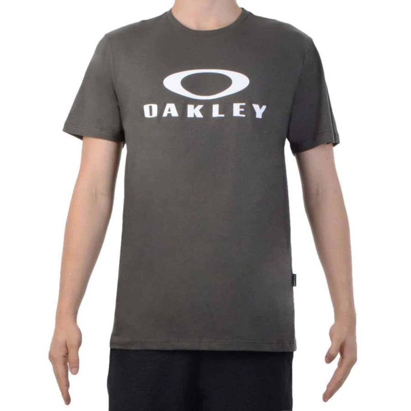 Camiseta Oakley O-Bark SS Tee Manga Curta - Jet Black