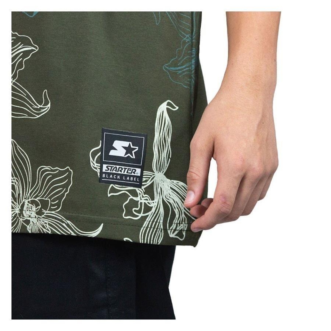 Camiseta Starter Flowers - Masculina - Foto 4