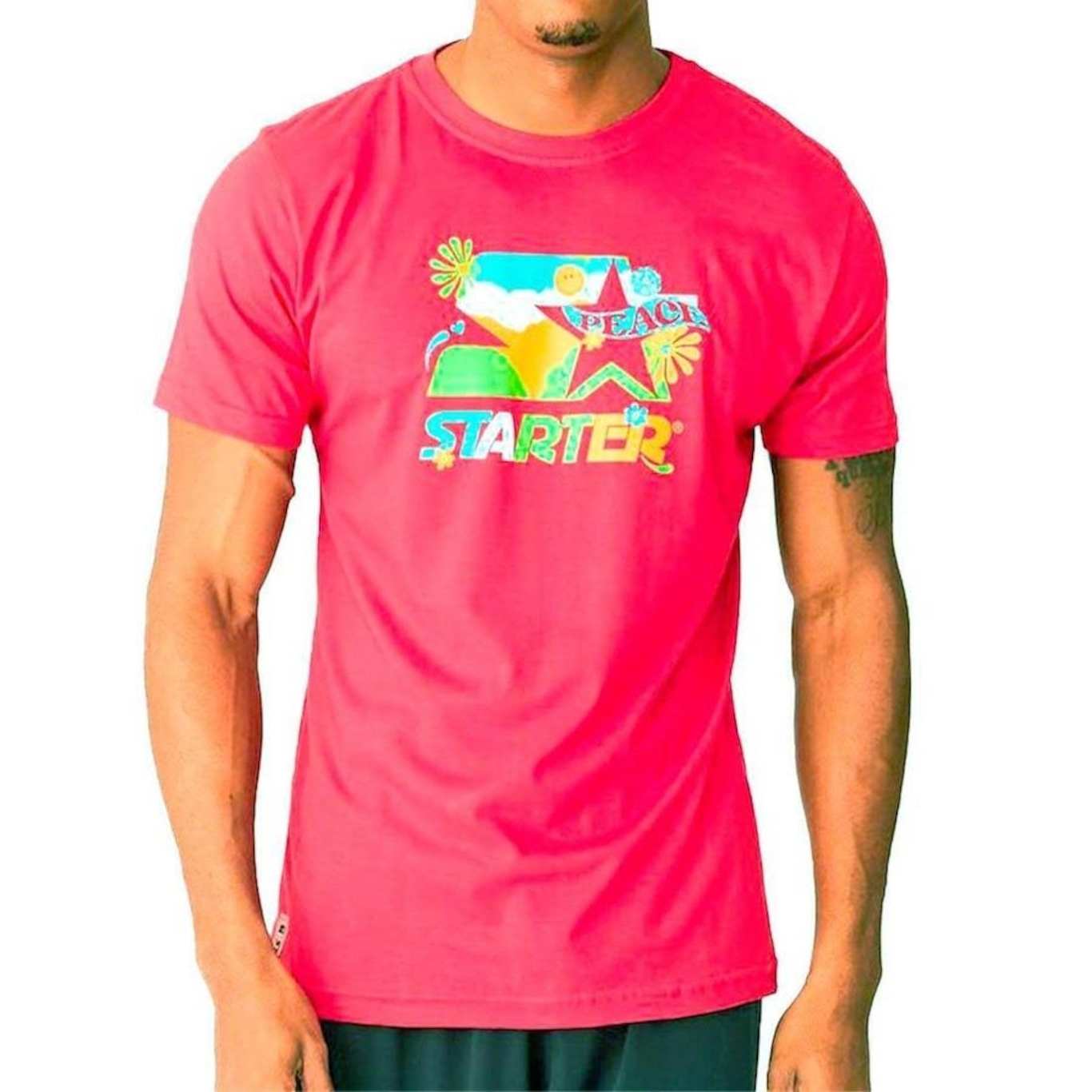 Camiseta Starter Peace - Masculina - Foto 1