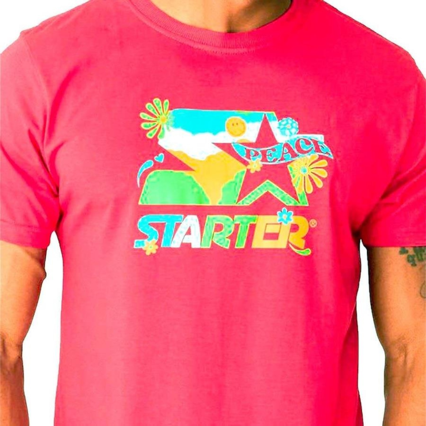 Camiseta Starter Peace - Masculina - Foto 3