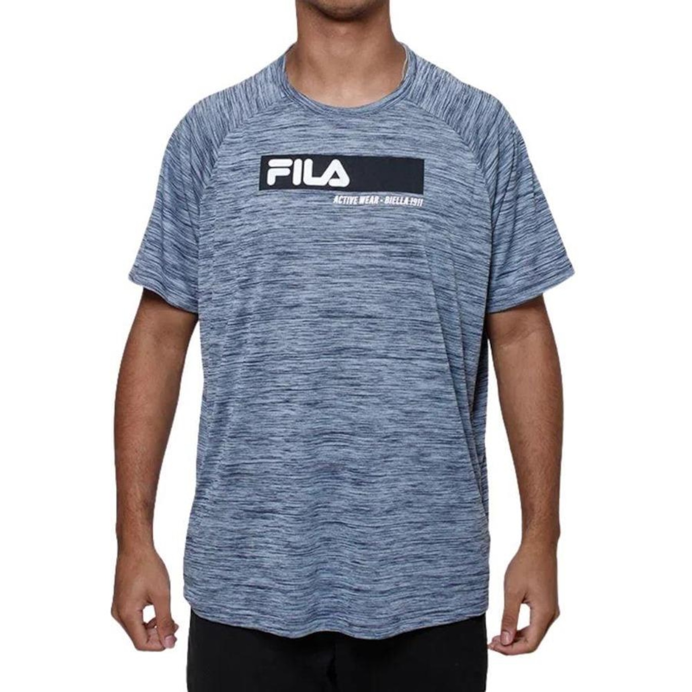 Camiseta Fila Sport Melange - Masculina - Foto 1