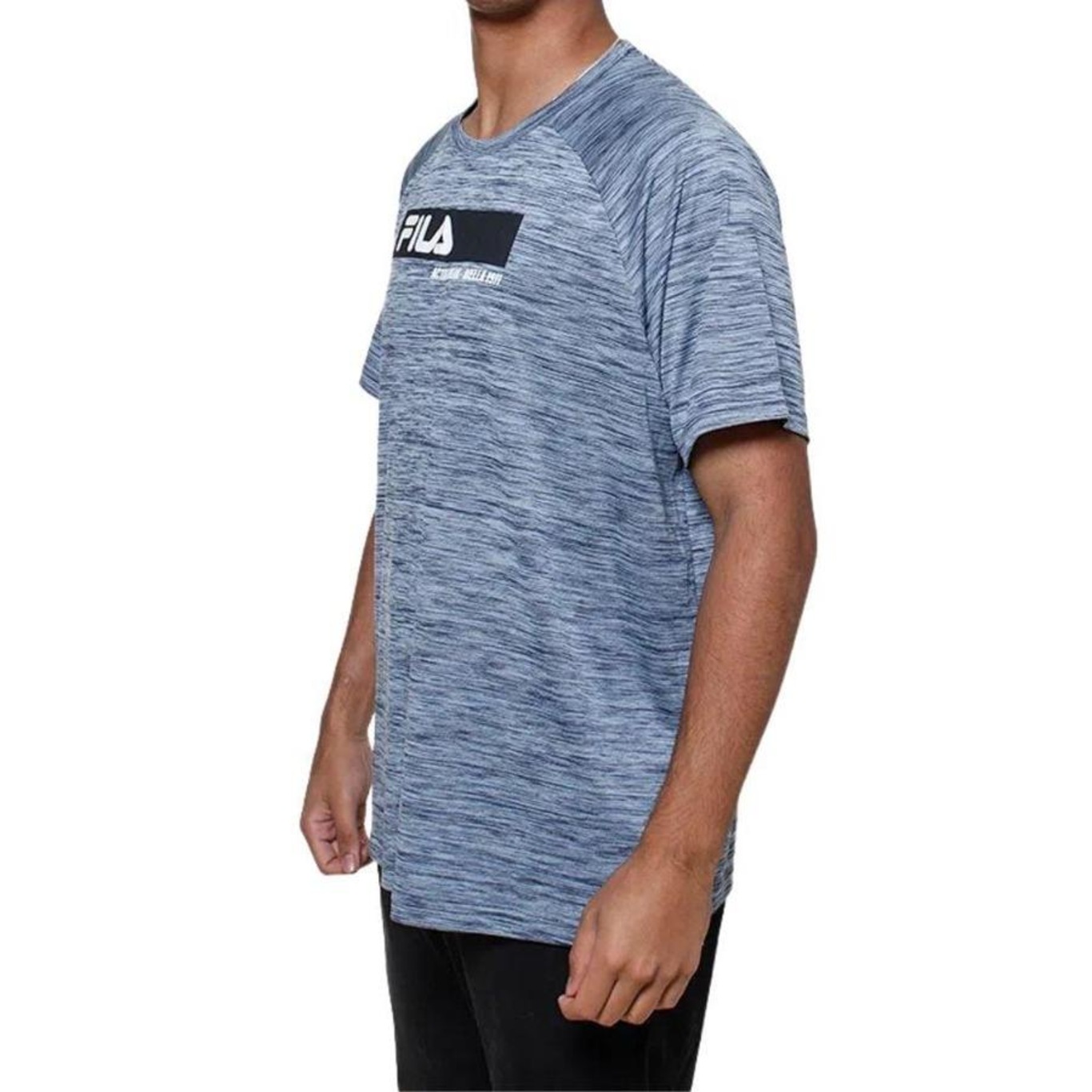 Camiseta Fila Sport Melange - Masculina - Foto 3