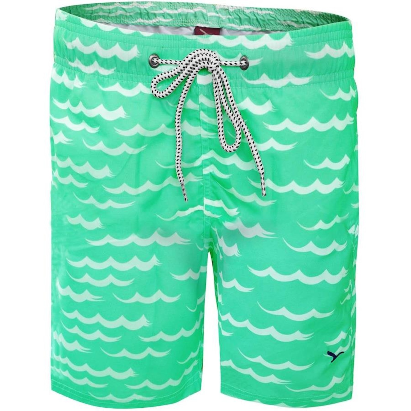 Shorts Alma de Praia Beach Tennis Gaivotas - Masculino - Foto 1