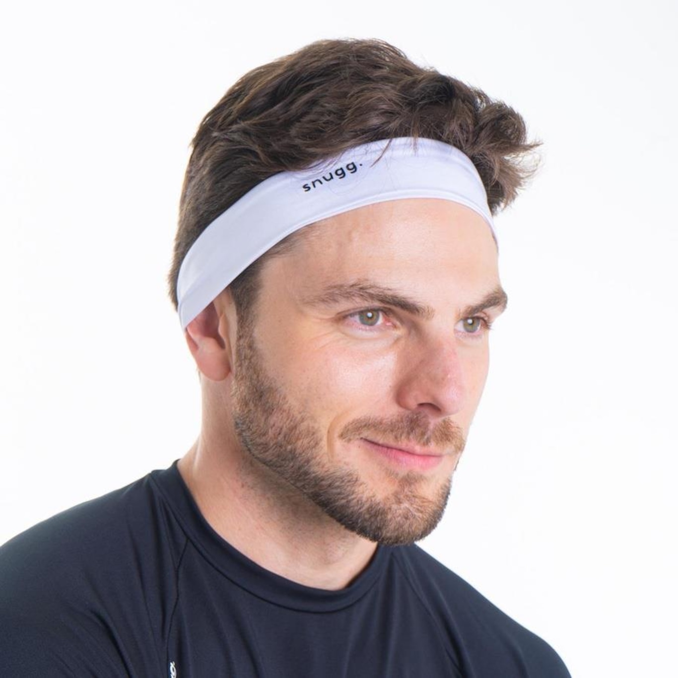 Faixa de Cabelo Snugg Wear Elástica Wear Headband Esportiva Proteção Uv50+ - Adulto - Foto 1