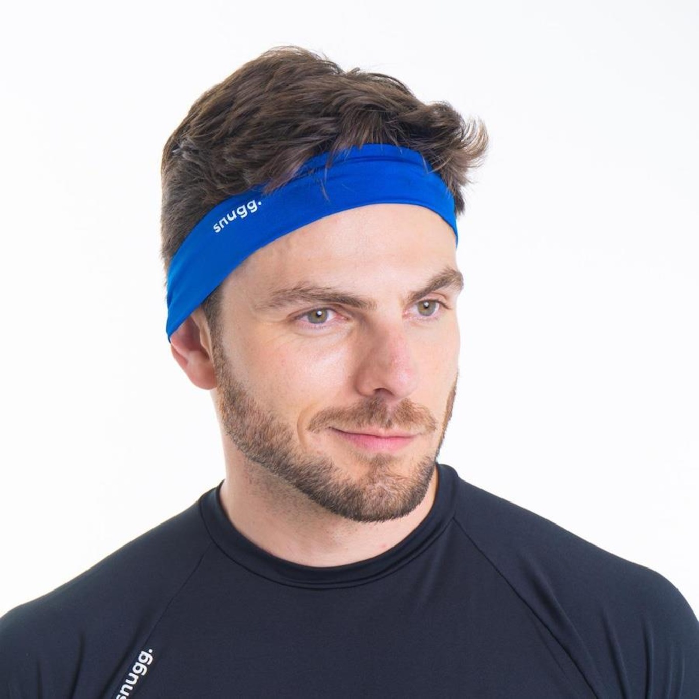 Faixa de Cabelo Snugg Wear Elástica Wear Headband Esportiva Proteção Uv50+ - Adulto - Foto 1