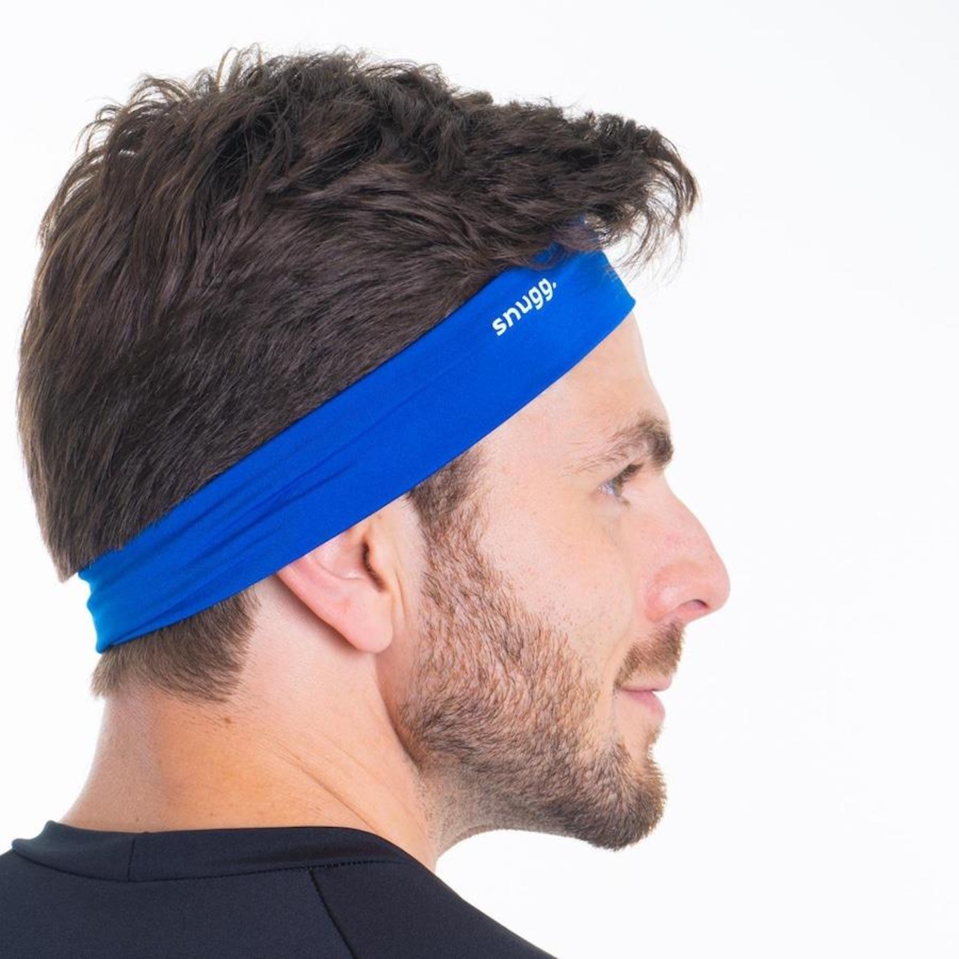 Faixa de Cabelo Snugg Wear Elástica Wear Headband Esportiva Proteção Uv50+ - Adulto - Foto 2