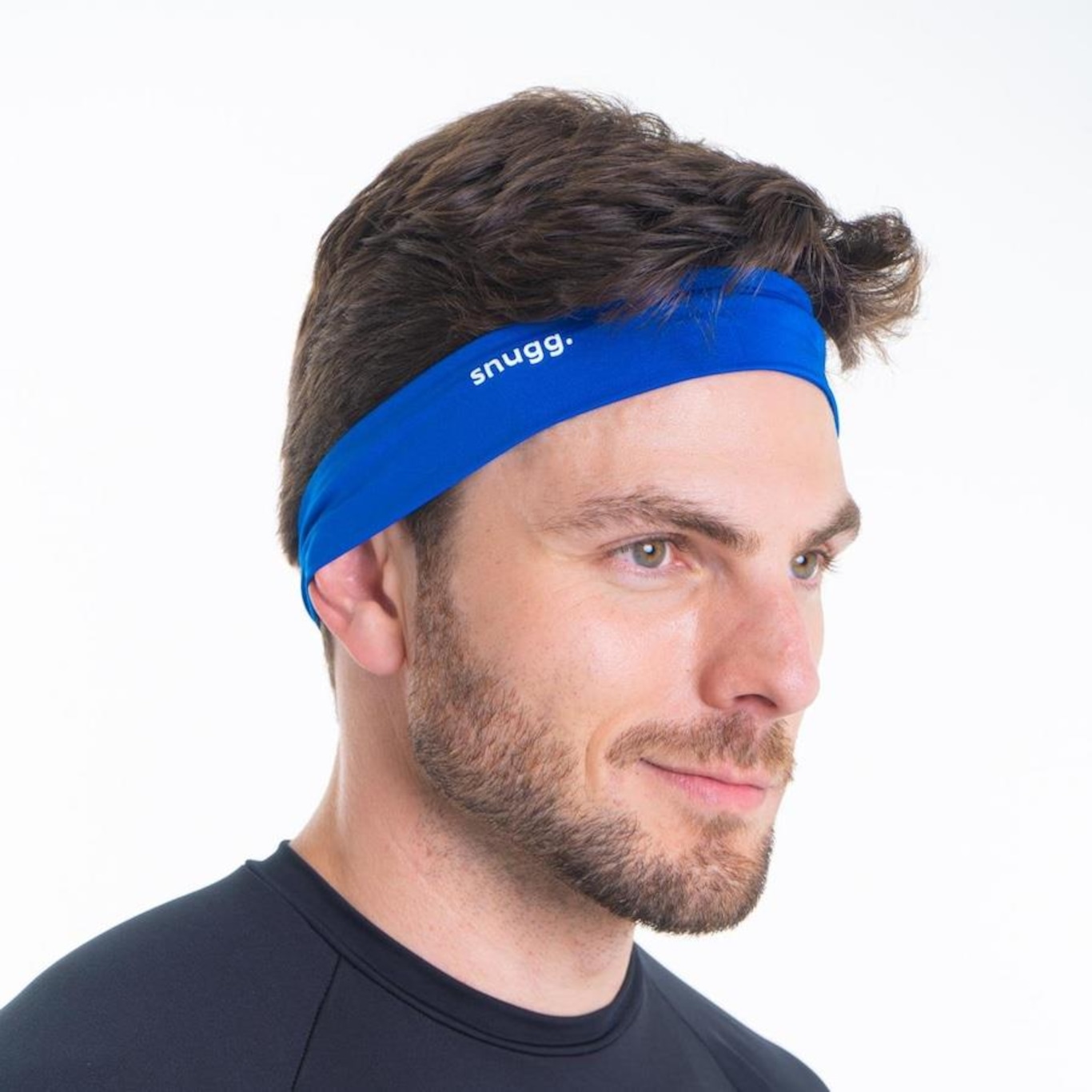 Faixa de Cabelo Snugg Wear Elástica Wear Headband Esportiva Proteção Uv50+ - Adulto - Foto 3