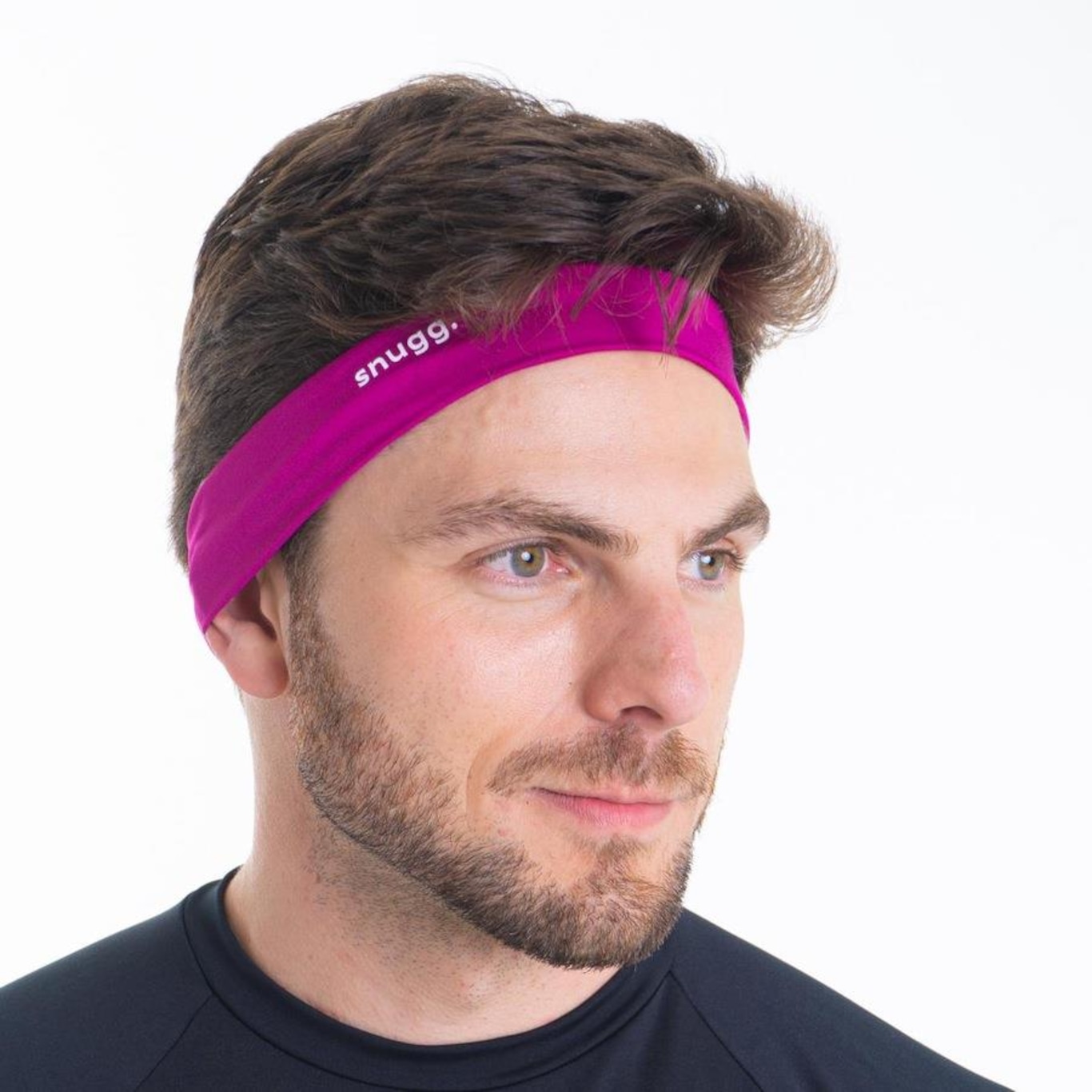 Faixa de Cabelo Snugg Wear Elástica Wear Headband Esportiva Proteção Uv50+ - Adulto - Foto 3