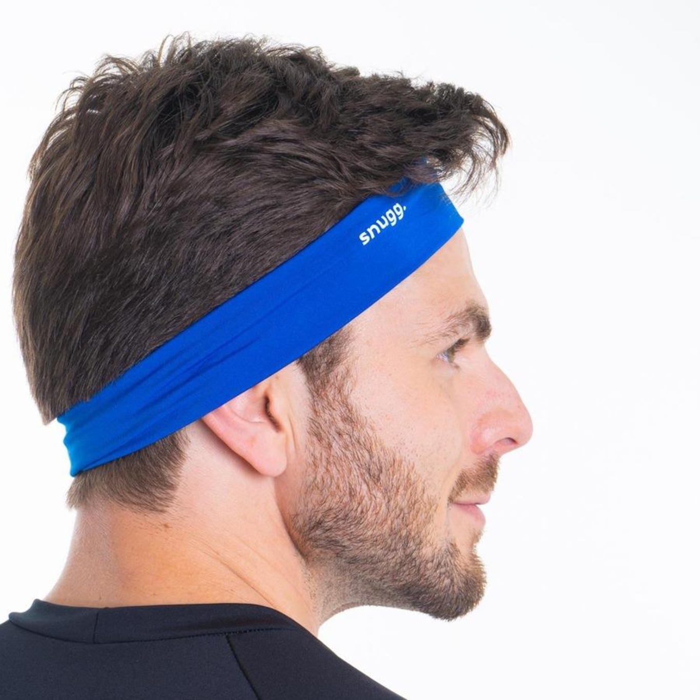 Faixa de Cabelo Snugg Wear Elástica Wear Headband Esportiva Proteção Uv50+ - Adulto - Foto 4